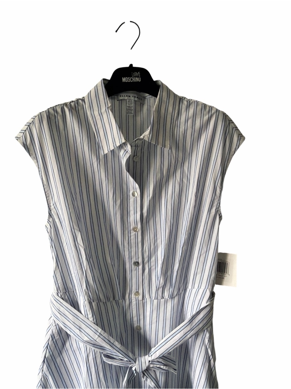 🌸🌸🌸 Ellen Tracy 3D Cutout Broderie Poplin Shirtdress size S - Picture 6 of 12